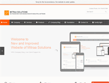 Tablet Screenshot of mitraasolutions.com